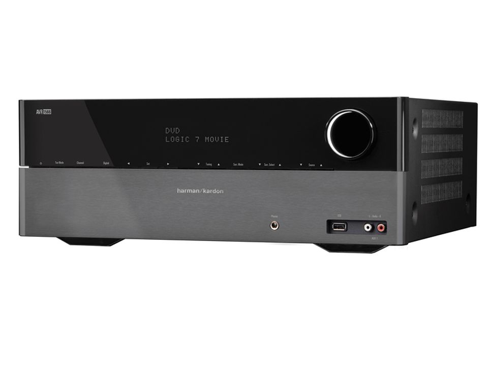 AVR 1566 - Black - A 5.1-channel, 70-watt audio/video receiver with HDMI v.1.4a with 3-D and Deep Color. - Hero